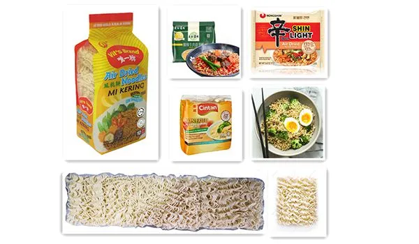 Air dried instant noodle production line
