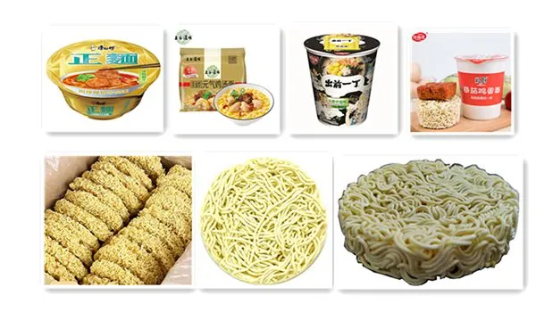 Non-Fried cup or bowl noodle production line